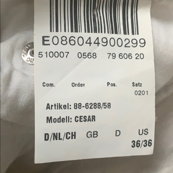 Linen Blend Brax Cesar Lagen Slack Pants - Picture 4 of 7